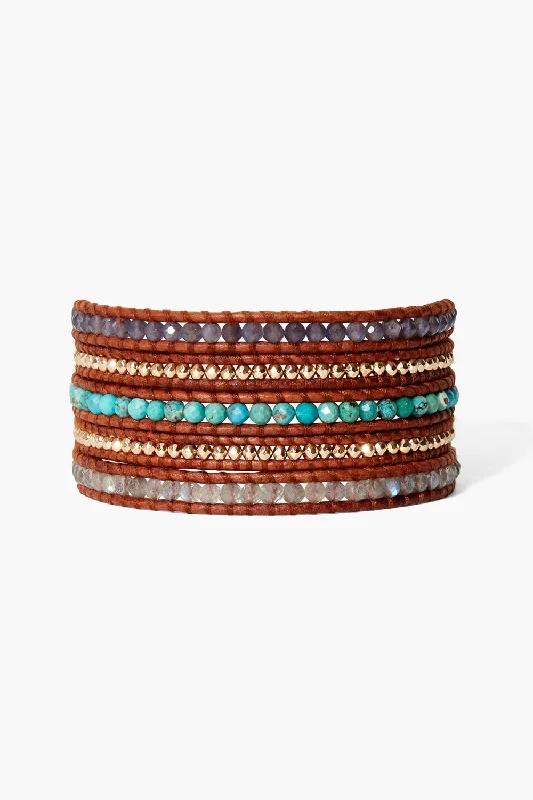 Santi Wrap Bracelet Turquoise Mix