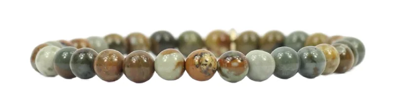 Stacker Stretch Bracelet - Ocean Jasper