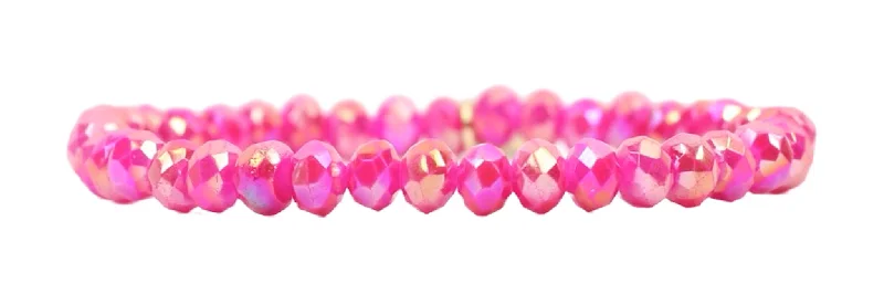 Stacker Stretch Bracelet - Pink Sparkle