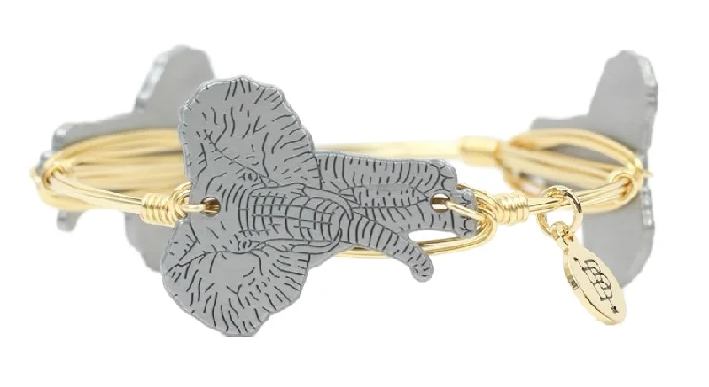 The Elephant Bangle Bracelet