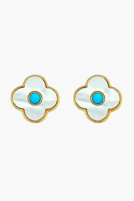 Turquoise Angelina Stud