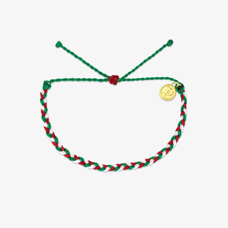 Under the Mistletoe Mini Braided Bracelet