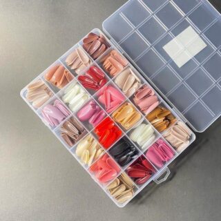 288 smooth and even coverage fake nails